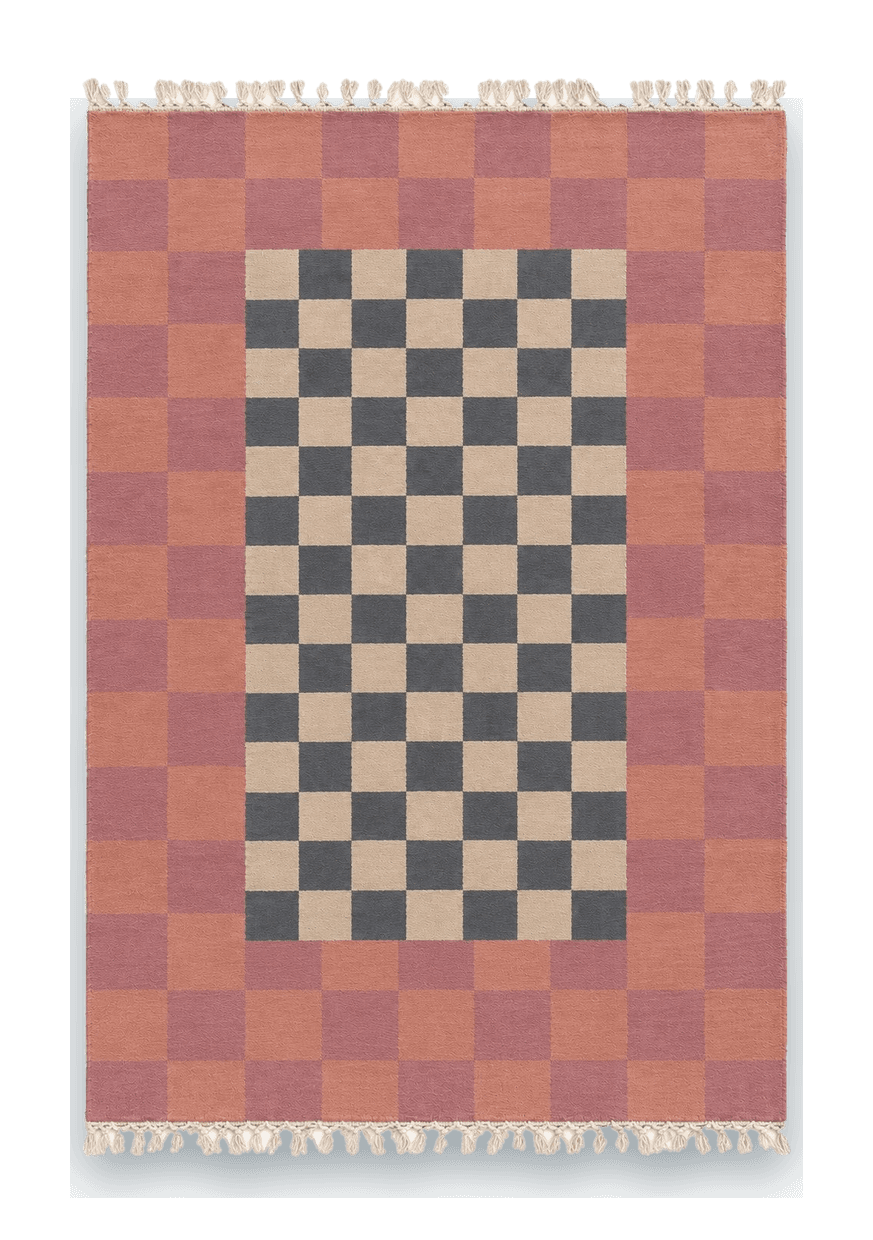 Checkerboard Rug, flat