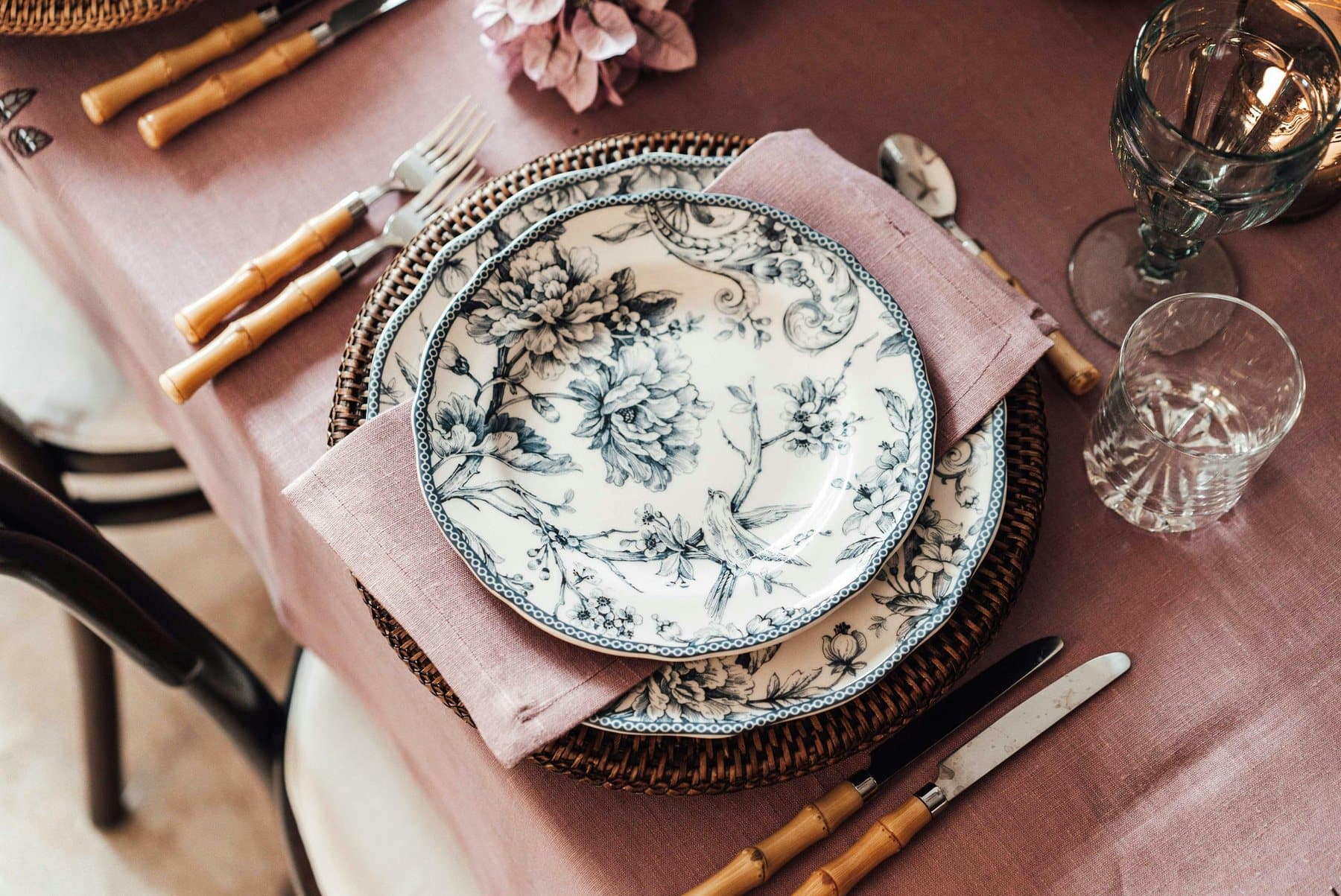 A set table